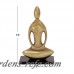 Cole Grey Minimalist Buddha Figurine QPV9461